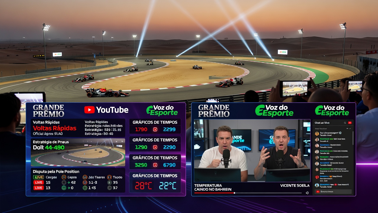 GRANDE PRÊMIO e Voz do Esporte Transmitem Classificação do GP do Bahrein