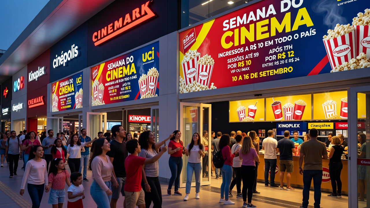 Semana do Cinema volta com ingressos a R$ 10 em todo o país