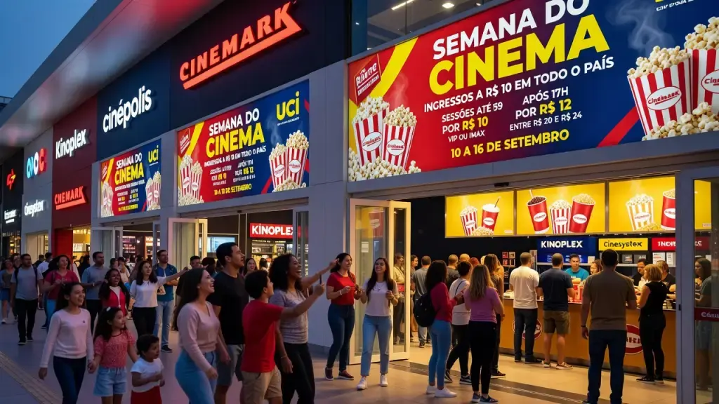 Semana do Cinema volta com ingressos a R$ 10 em todo o país